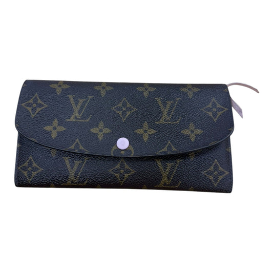 Wallet Luxury Designer By Louis Vuitton In Brown, Size:Medium