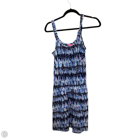 Romper Designer By Lilly Pulitzer In Blue, Size: M