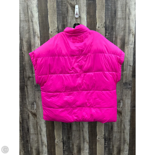 Coat Designer By Ugg In Pink, Size: Xl