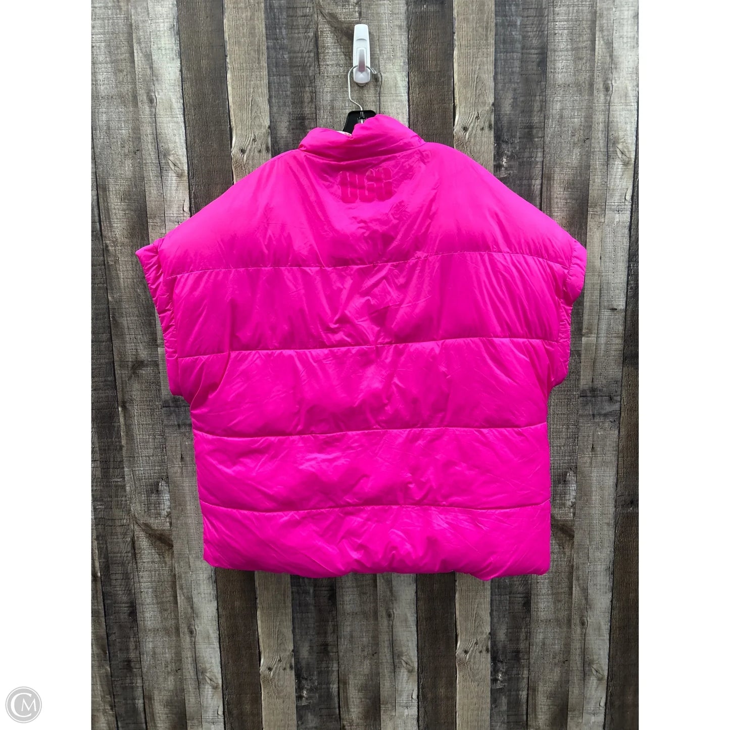 Coat Designer By Ugg In Pink, Size: Xl