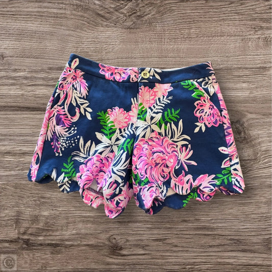 Shorts Designer By Lilly Pulitzer In Blue & Pink, Size: 2