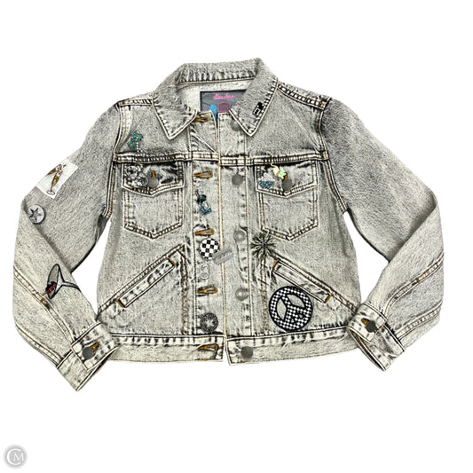 Jacket Designer By Marc Jacobs In Blue Denim, Size: Xs
