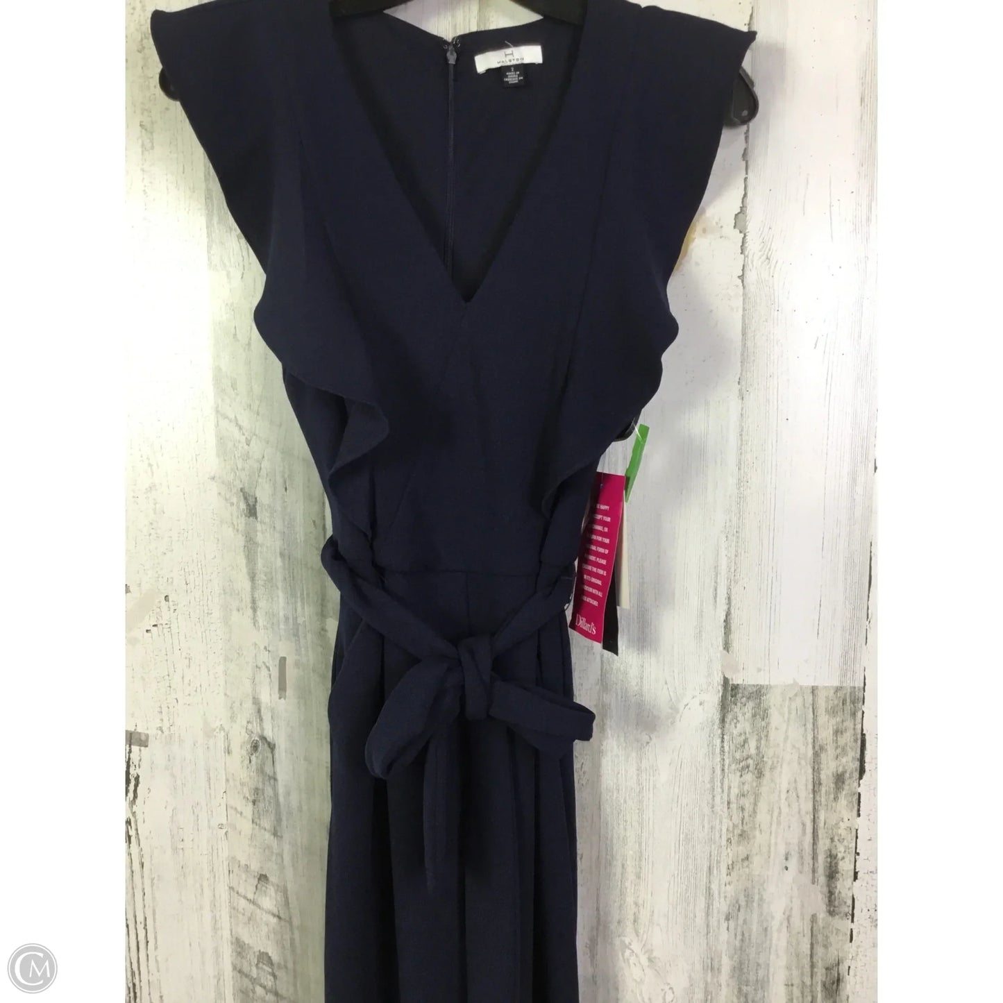 Jumpsuit Designer By Halston In Navy, Size: Xs