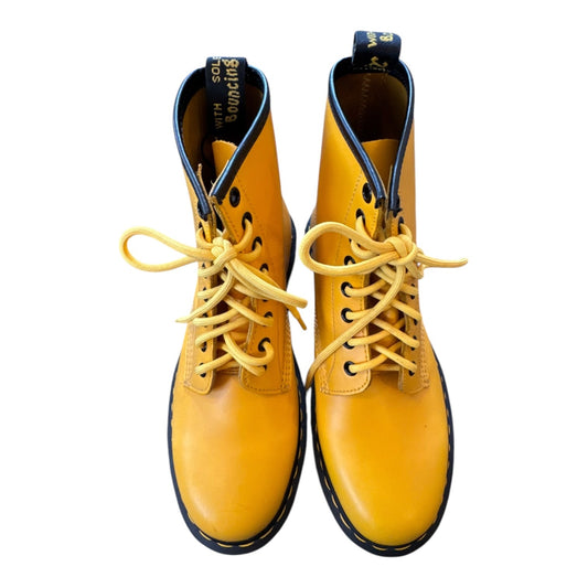 Boots Designer By Dr Martens In Yellow, Size:10
