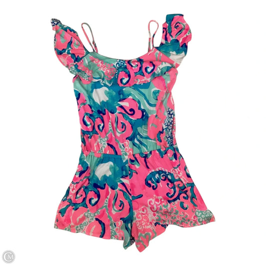 Romper Designer By Lilly Pulitzer In Multi-colored, Size: S