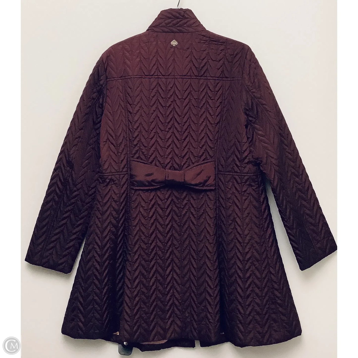 Coat Designer By Kate Spade In Purple, Size: L