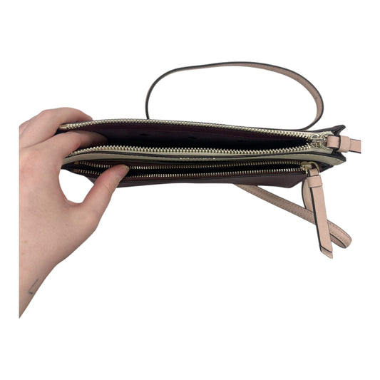 Crossbody Designer By Kate Spade In Maroon, Size:Medium