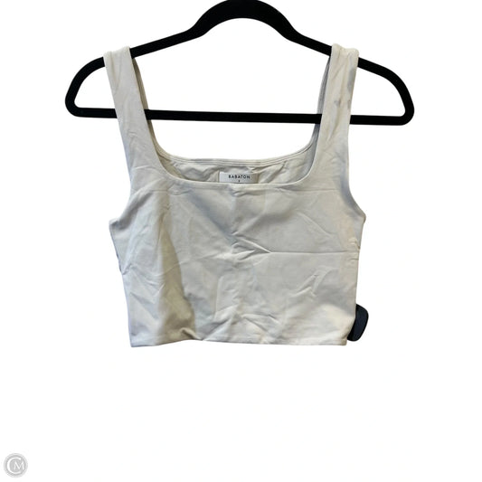 Top Sleeveless Designer By Babaton In Cream, Size: S