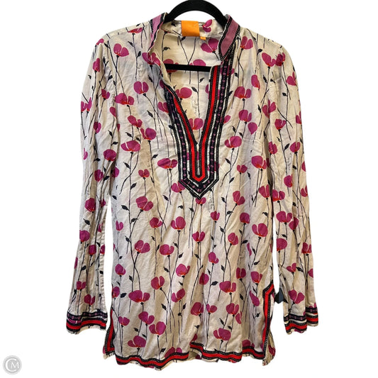 Top Long Sleeve Designer By Tory Burch In Multi-colored, Size: M