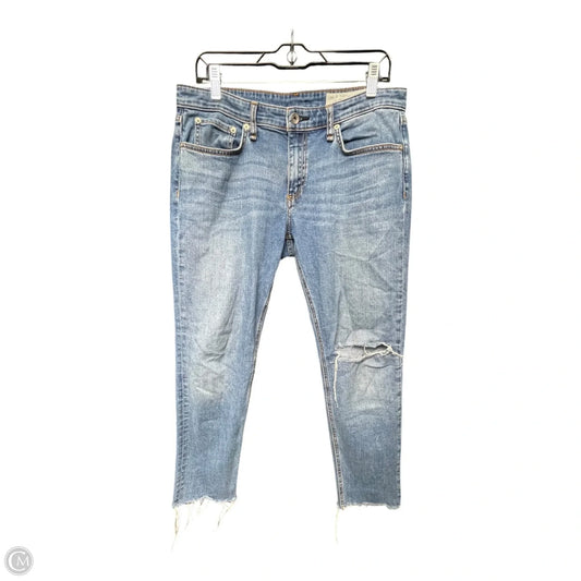 Jeans Designer By Rag & Bone Jeans In Blue Denim, Size: 8
