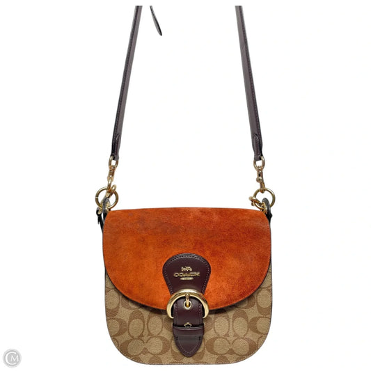 Crossbody Designer By Coach, Size: Medium