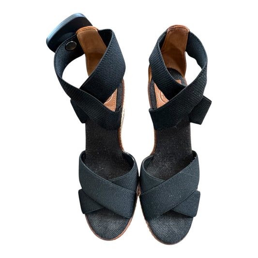 Shoes Designer By Tory Burch In Black & Tan, Size:6