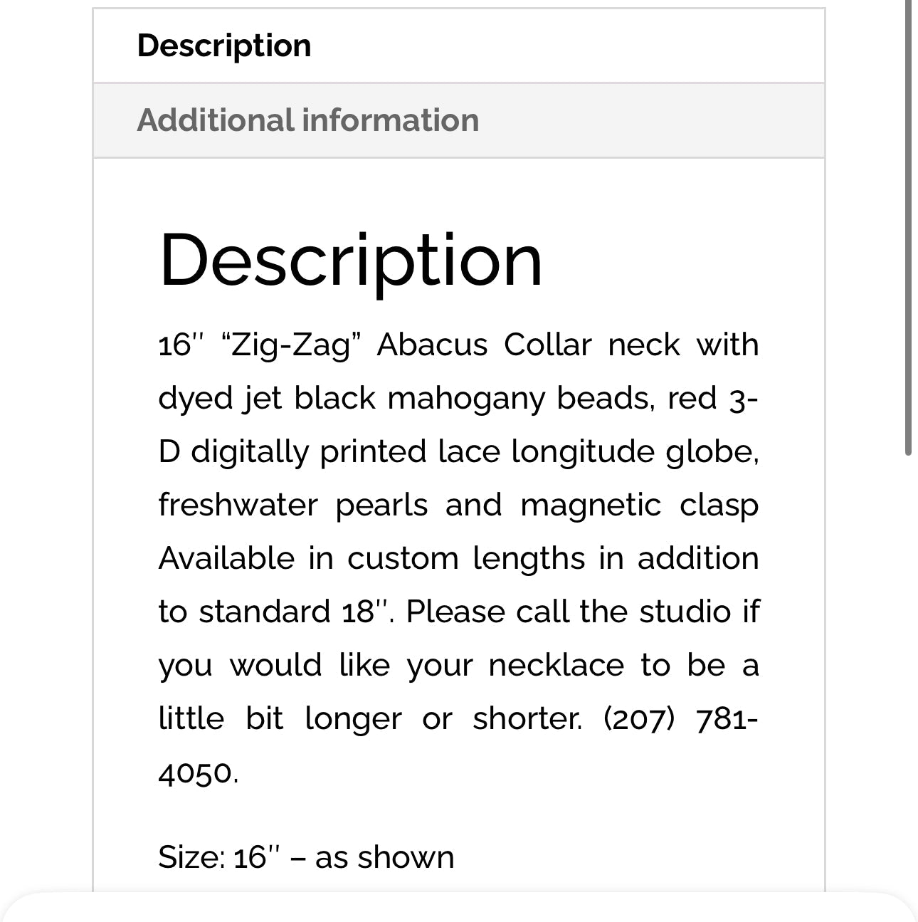 3D Black & Red Longitude Necklace With Pearls By VICTORIA VARGA JEWELRY