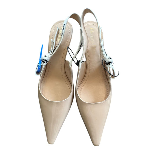 Shoes Luxury Designer By Dior In Tan, Size:9.5