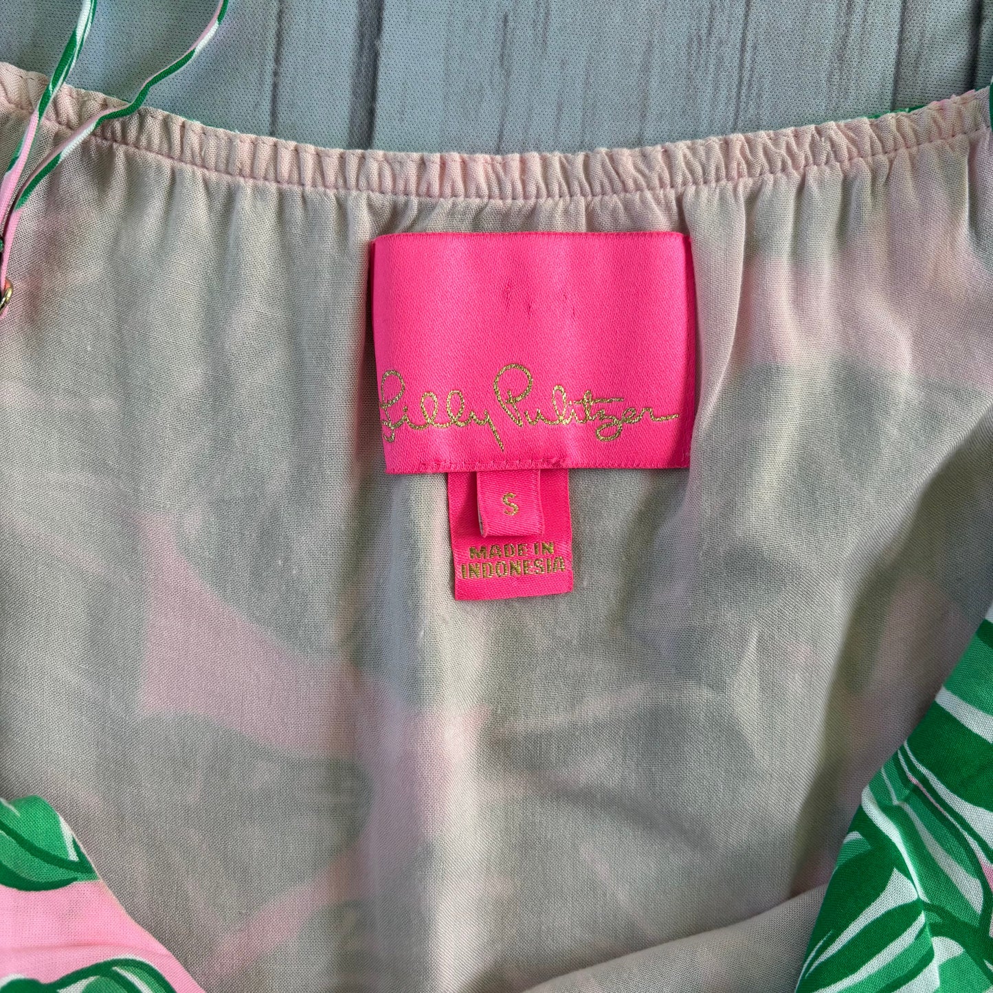 Dress Designer By Lilly Pulitzer In Tropical Print, Size: S