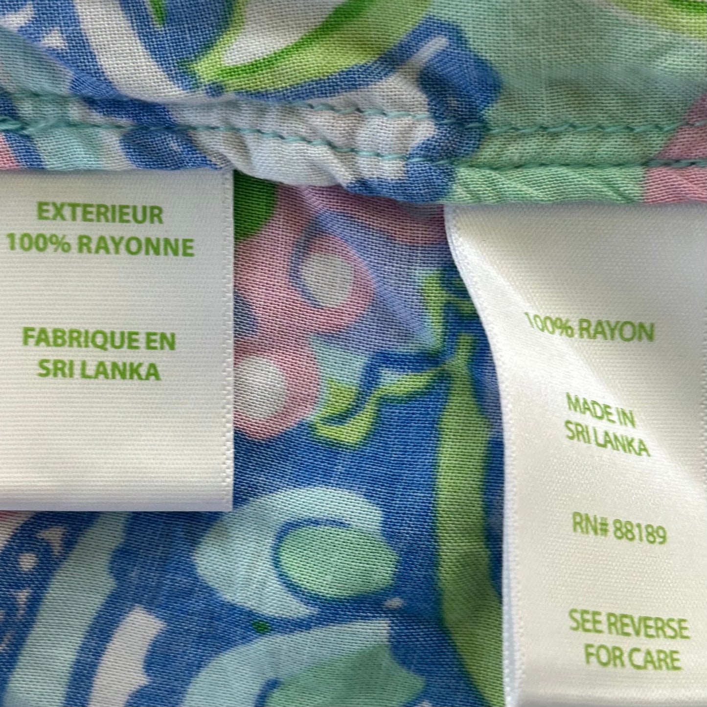 Tunic Designer By Lilly Pulitzer In Multi-colored, Size: L