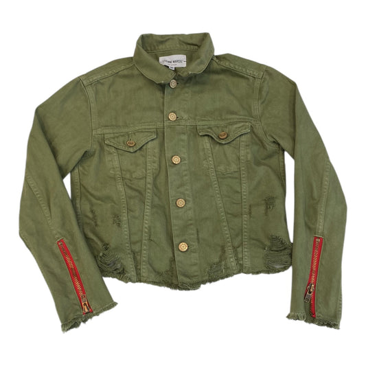 Blazer Designer By Etienne Marcel In Green, Size:M