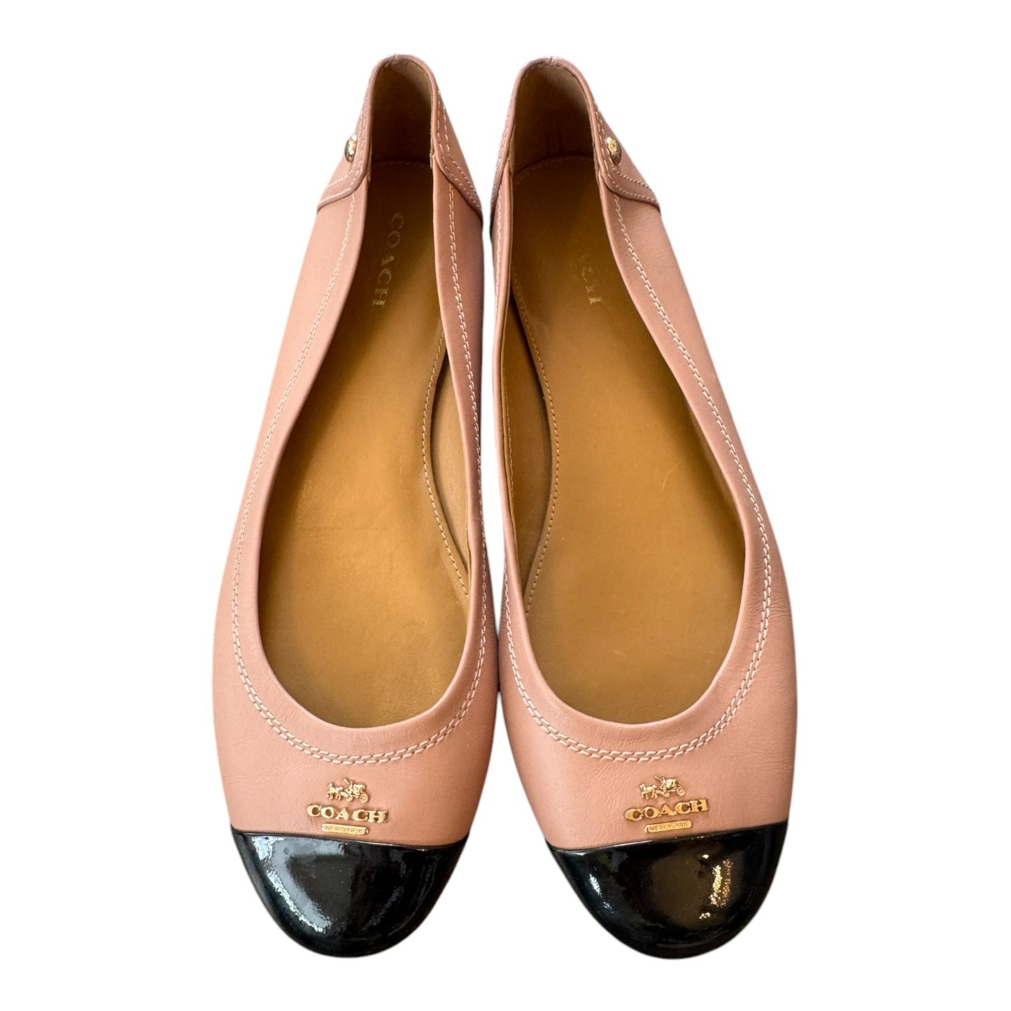 Shoes Designer By Coach In Black & Pink, Size:8