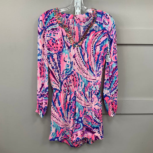 Romper Designer By Lilly Pulitzer In Multi, Size:Xs