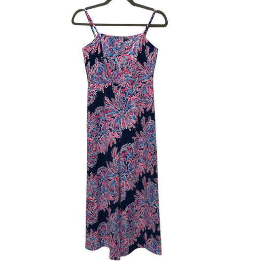 Jumpsuit Designer By Lilly Pulitzer In Blue & Pink, Size:0