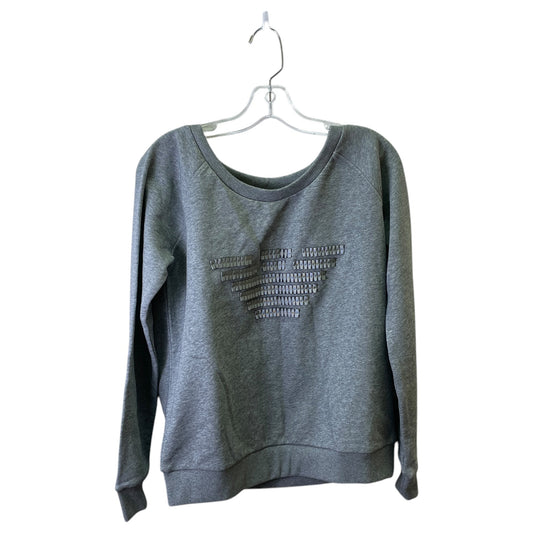 Sweatshirt Designer By Armani In Grey, Size:Xl